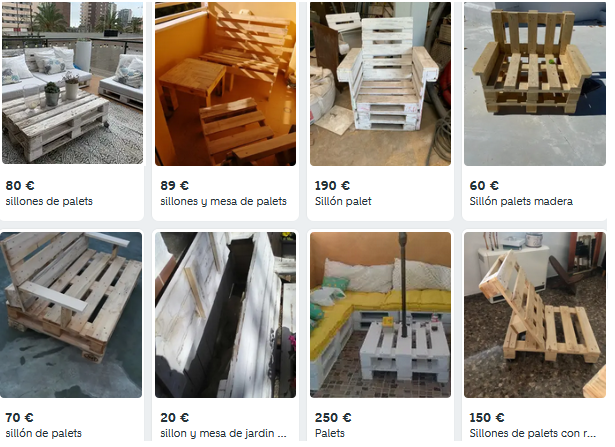 Muebles con Palets en Wallapop Muebles con Palets en Wallapop